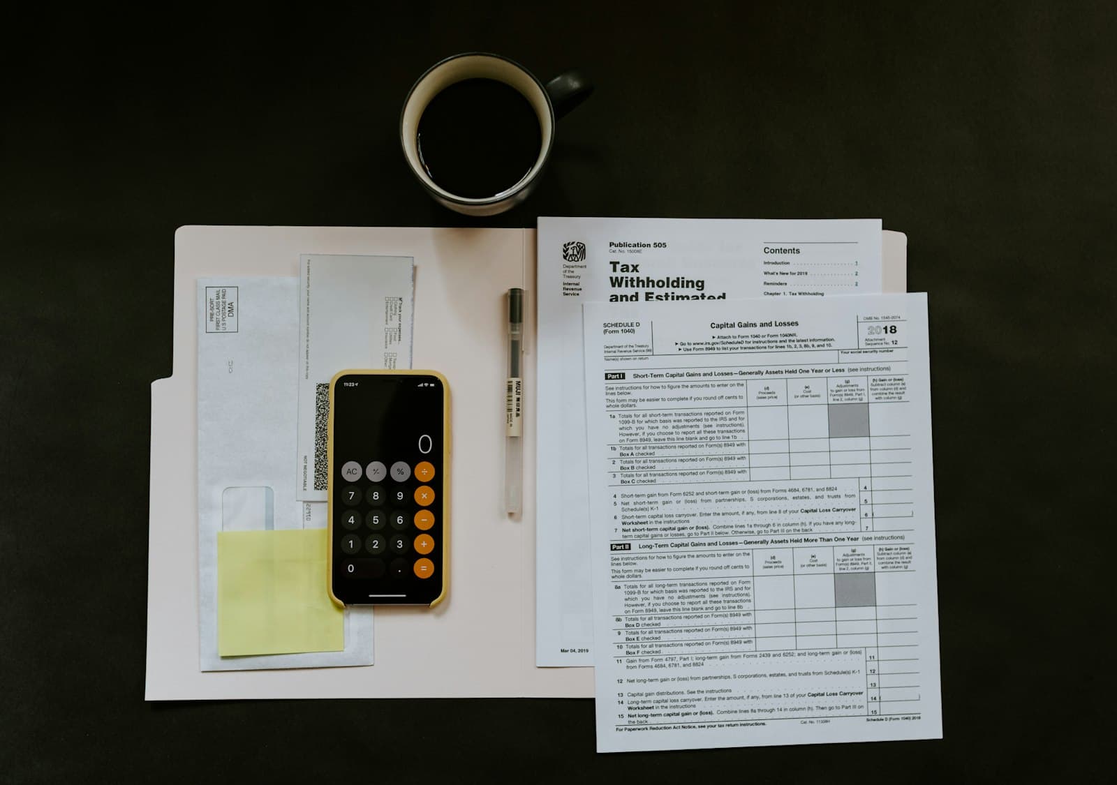 Documents prepared for Anoka County tax-season bookkeeping